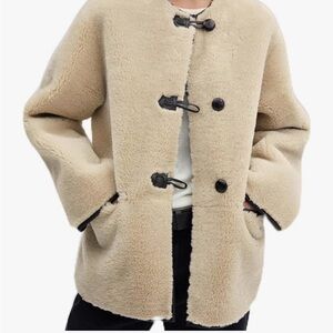 Cozy Tan Toggle Coat